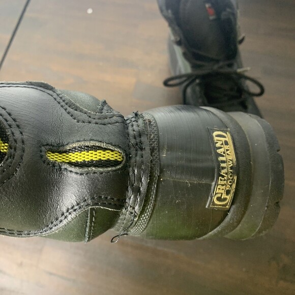 Greatland Mens Sz 12 Black Waterproof Thermolite Snow Boots - Vintage - Picture 8 of 12